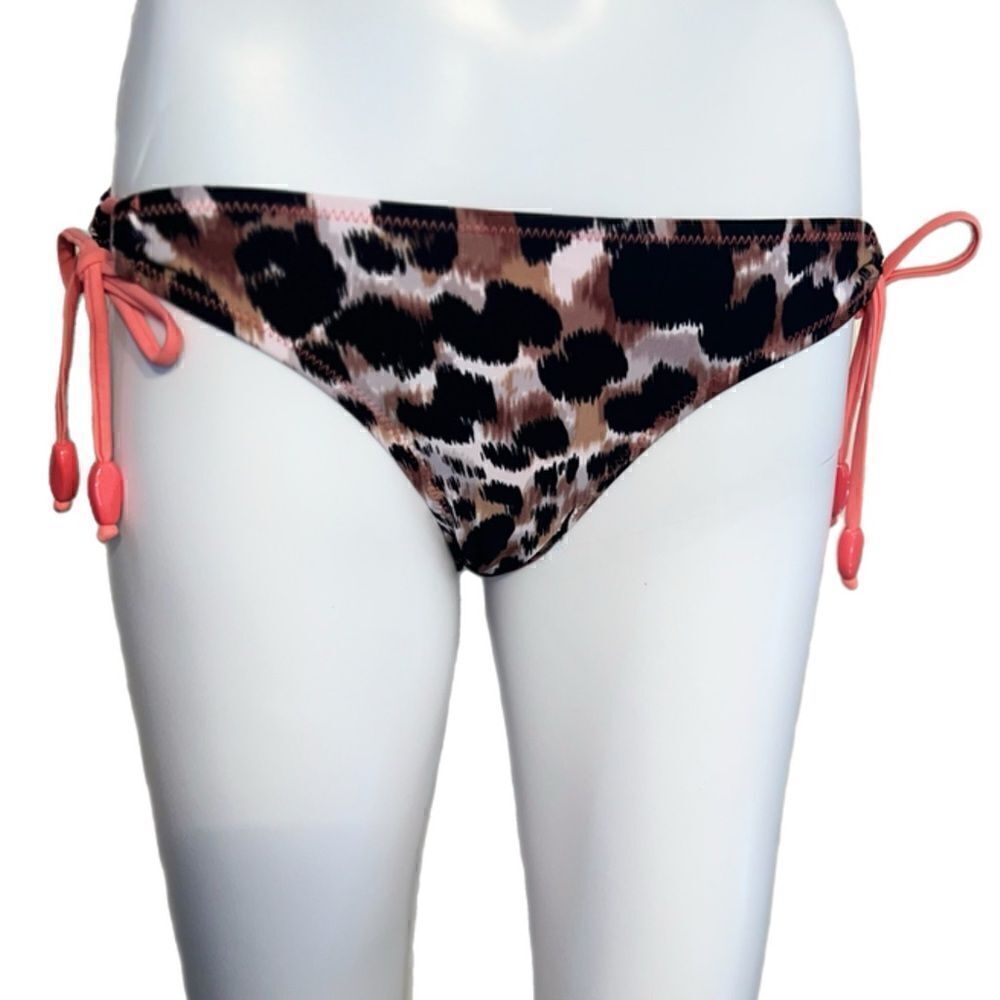 Cheetah Print String Bikini Bottom - Picture 9 of 12